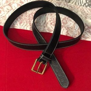 Flawless designer coach leather belt